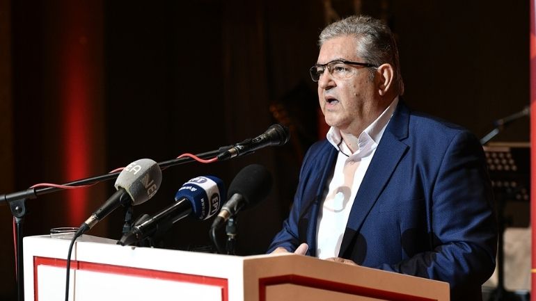 Κουτσούμπας: Μήνυμα αγωνιστικής συμπόρευσης με το ΚΚΕ έστειλε από τα Χανιά